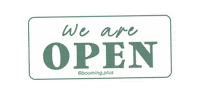 Order Now We Are Open Sticker by Booming Plus