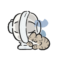 Cat Summer Sticker