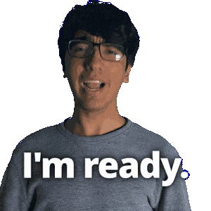 All Set Im Ready Sticker