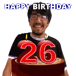 26Th Birthday Sticker