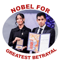 Iran Nobel Sticker by Golesorkh Co.