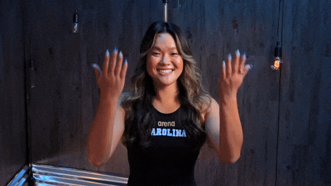 University Of North Carolina Swimming GIF by UNC Tar Heels