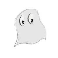 Halloween Ghost Sticker