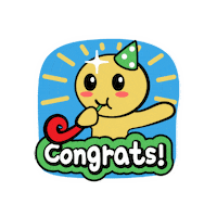 Golden Boy Congrats Sticker by Synctuition