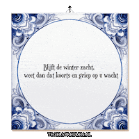 Winter Humor Sticker by Tegelspreuken.nl