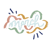 qualcosadierre art artist lettering march Sticker