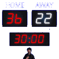 22 Away Sticker