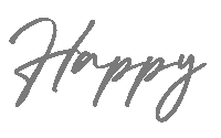 Happy Typography Sticker