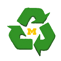 Happy Earth Day Sticker by University of Michigan