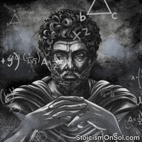 Calculating Marcus Aurelius GIF by Stoicism