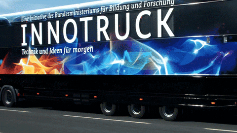 InnoTruck giphyupload truck ausstellung scicomm GIF
