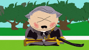 eric cartman pain GIF by South Park 