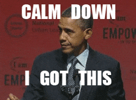 Calm Down Barack Obama GIF