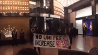 Students Protest Treasurer's Melbourne Appearance Over Uni Fees
