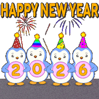 New Year Penguin Sticker by Pudgy Penguins