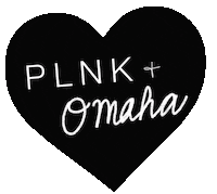 Omaha Love Sticker by PLNK_Fitness