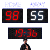 55 Away Sticker