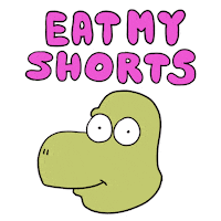 Dinosaur Eat Sticker by Luigi Segre