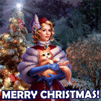 Merry Christmas Cat GIF by G5 games