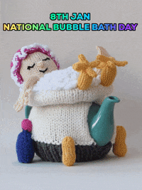 Bath Bathing GIF by TeaCosyFolk
