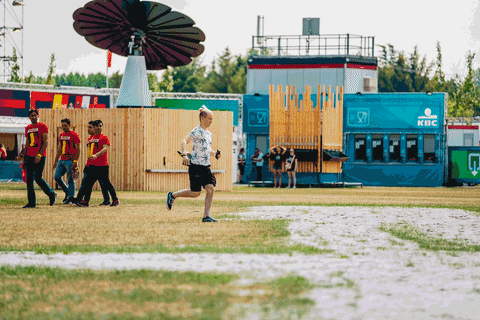RockWerchter giphyupload festival rock run GIF