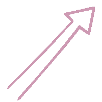Pink Arrow Sticker by stych