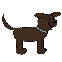 Happy Dog Sticker