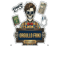 Skull Nerd Sticker