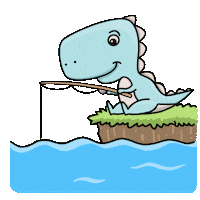 Pizza Fishing Sticker by Brenfi