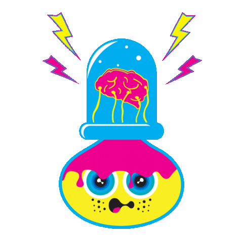 Loop Brain Sticker by Sloomoo Institute