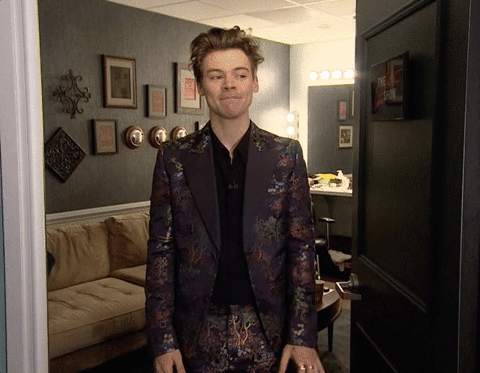 harry styles twirl GIF by The Late Late Show with James Corden