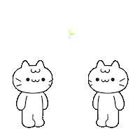 Coffee Time Cat Sticker by Mikitti