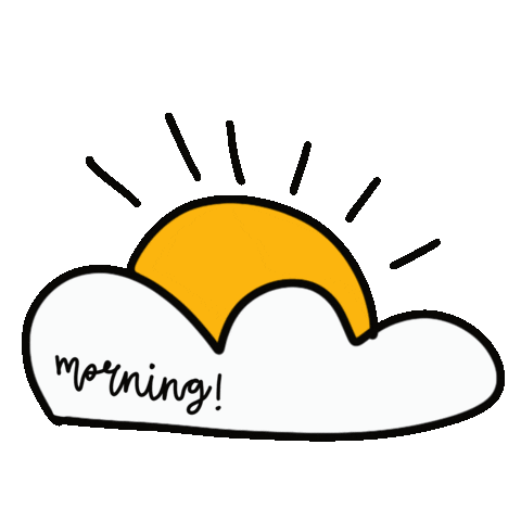 Happy Good Morning Sticker