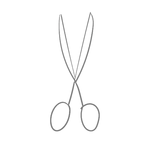 Scissor Sticker by NATULIQUE