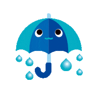 Rain Weather Sticker