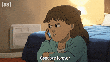 Angry Hang Up GIF by Adult Swim