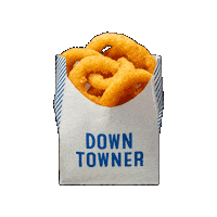 Chips Fries Sticker by DOWNTOWNER