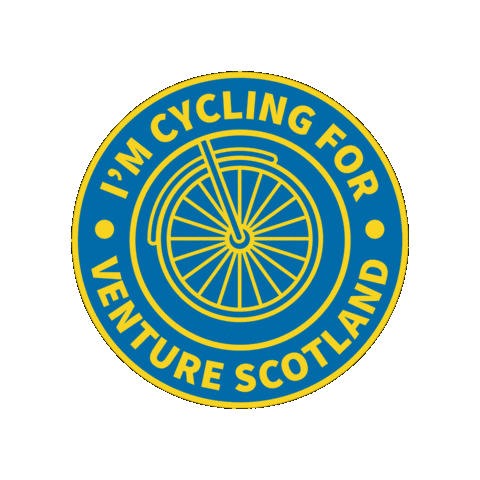 VentureScotland giphygifmaker cycling vs venture scotland Sticker