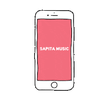 sapitamusic phone apple iphone sapitamusic Sticker