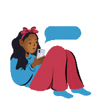 Bored Girl Sticker by Jack0_o