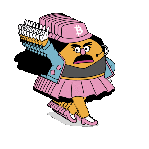 Bitcoin Cryptocurrency Sticker by herecomesbitcoin