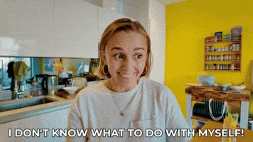 Confused What Do I Do GIF by HannahWitton