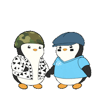 Elon Musk Love Sticker by Pudgy Penguins