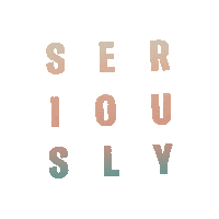 Seriously Sticker by Dylan Dunlap