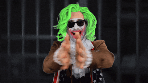 Grinning Joker Laughing GIF