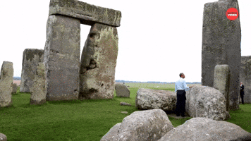 Barack At Stonehenge