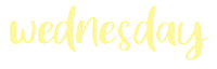 Wednesday Weekday Sticker