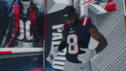 Dust Off Stefon Diggs GIF by New England Patriots