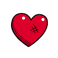 Love It Heart Sticker by GLITCHERS