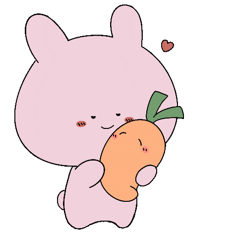 うさぎ Love Sticker